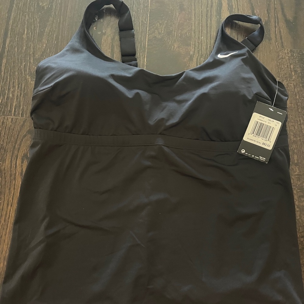 Women's size 1x Black Nike Bathing Suit Tankini